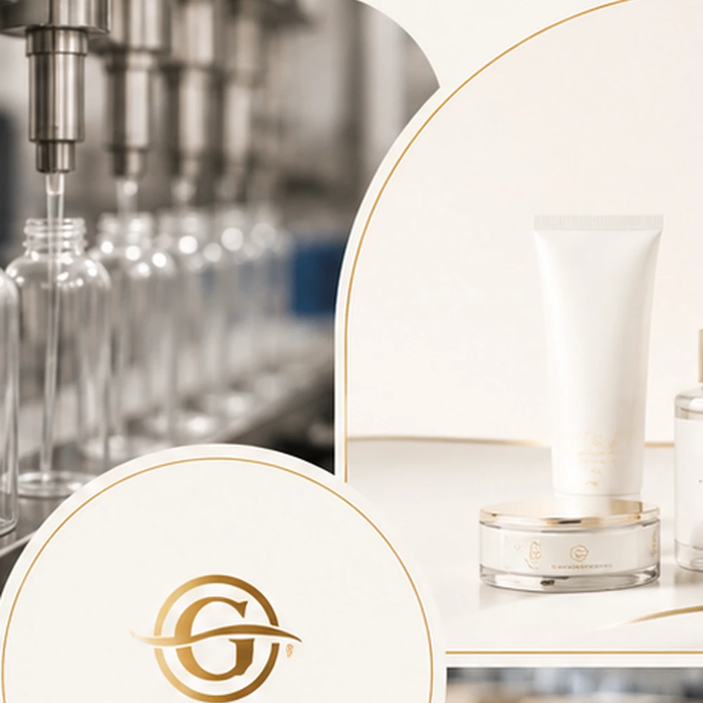 Linha de envase de cosméticos
